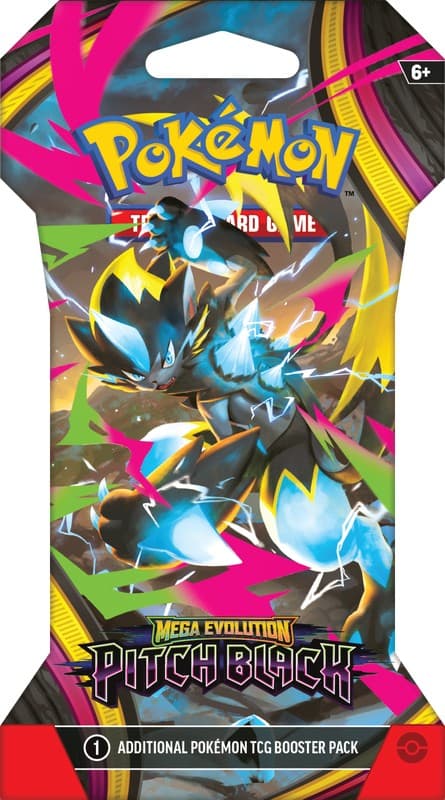 Pokémon TCG: Mega Evolutions—Pitch Black Sleeved Booster